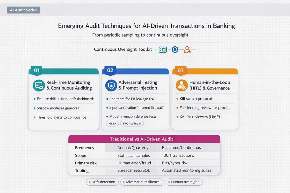 Emerging Audit Techniques for AI-Driven Transaction Decisioning
